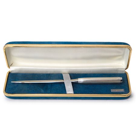 Tagliacarte con manico in argento 925 e lama in acciaio