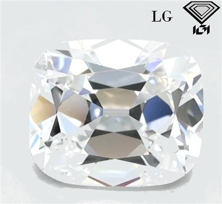 DIAMANTE 1,00 CT D VVS1 - LAB GRONW - CUSCINO - I.G.I.
