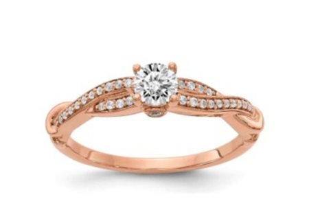 ANELLO IN ORO CON DIAMANTI LAB GROWN - 403 LG