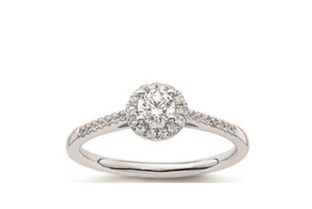 ANELLO IN ORO CON DIAMANTI NATURALI - 1011 NAT 18K