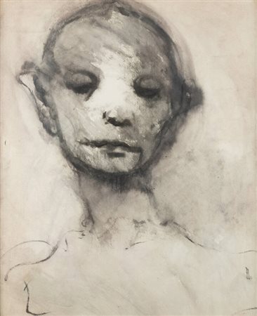 ENRICO COLOMBOTTO ROSSO<BR>Torino 1925 - 2013 Casale Monferrato (AL)<BR>"Volto"