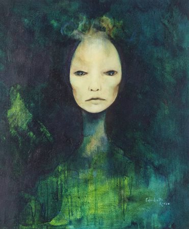 ENRICO COLOMBOTTO ROSSO<BR>Torino 1925 - 2013 Casale Monferrato (AL)<BR>"Volto"