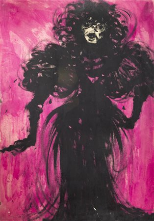 ENRICO COLOMBOTTO ROSSO<BR>Torino 1925 - 2013 Casale Monferrato (AL)<BR>"Dark Lady"