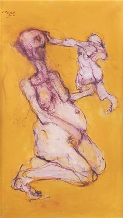 ENRICO COLOMBOTTO ROSSO<BR>Torino 1925 - 2013 Casale Monferrato (AL)<BR>"Senza titolo"