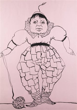 ENRICO COLOMBOTTO ROSSO<BR>Torino 1925 - 2013 Casale Monferrato (AL)<BR>"Bambola"