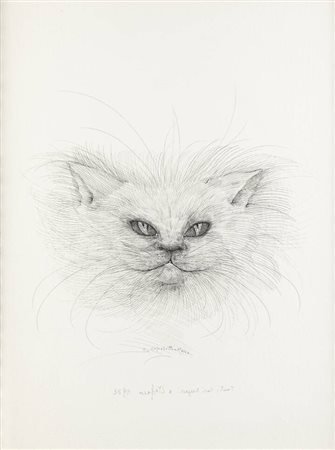 ENRICO COLOMBOTTO ROSSO<BR>Torino 1925 - 2013 Casale Monferrato (AL)<BR>"Gatto"