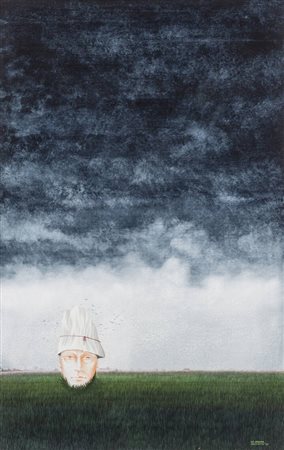 GIOVANNI MACCIOTTA<BR>Torino 1927 - 1993 Coassolo (TO)<BR>"La gogna" 1972