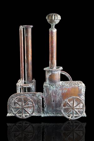 MARIO MOLINARI<BR>Coazze (TO) 1930 - 2000 Torino<BR>"Macchina inutile" 1978