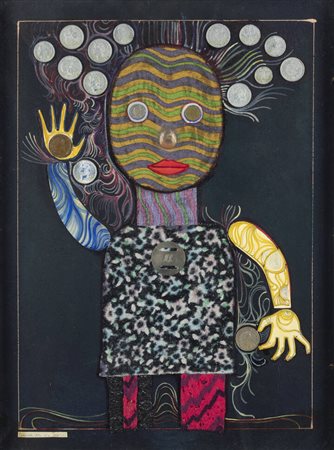 MARIO MOLINARI<BR>Coazze (TO) 1930 - 2000 Torino<BR>"GF4" 1970