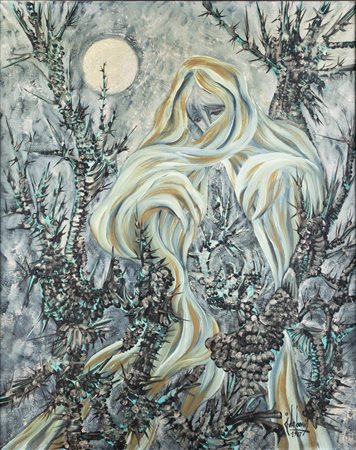 GUIDO DE BONIS<BR>Torino 1931 - 2009<BR>"Pensiero d'inverno" 1967