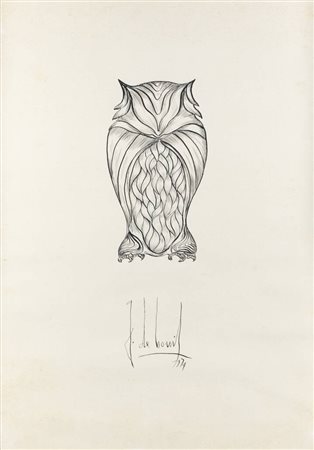 GUIDO DE BONIS<BR>Torino 1931 - 2009<BR>"Gufo" 1974