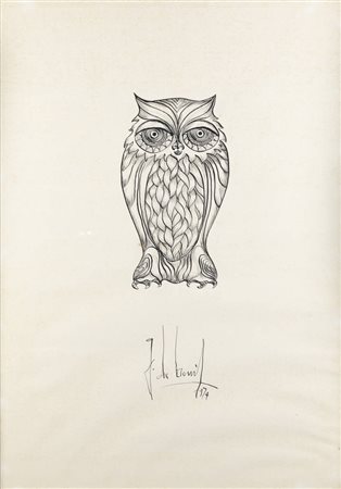 GUIDO DE BONIS<BR>Torino 1931 - 2009<BR>"Gufo" 1974