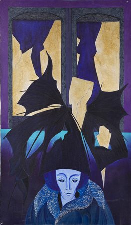 GUIDO DE BONIS<BR>Torino 1931 - 2009<BR>"Tempo minaccioso" 1982