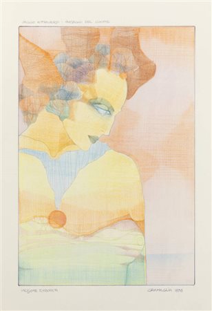 MARIO GRAMAGLIA<BR>Torino 1943<BR>"Viaggio attraverso i paesaggi del cuore" 1976