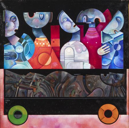 ROMANO FREA<BR>Monticello d'Alba (CN) 1945<BR>"Senza titolo" 1978