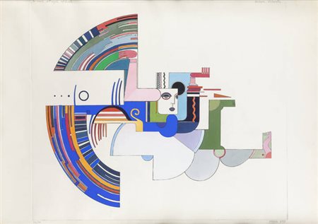 ROMANO FREA<BR>Monticello d'Alba (CN) 1945<BR>"La caduta dell'angelo sofisticato" 1979