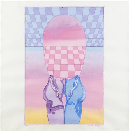 VANNETTA CAVALLOTTI<BR>Palermo 1940-2015 Bergamo<BR>"Senza titolo" natale 1979