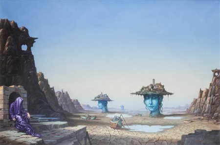 TITO SALOMONI<BR>Ponte Lagoscuro (FE) 1928 - 1989<BR>"Il testimone"