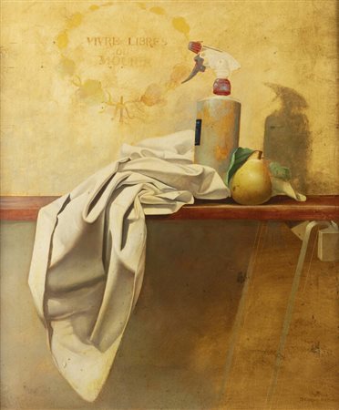 WALTHER JERVOLINO<BR>Bondeno (Fe) 1944 - 2012 San Mauro Torinese (To)<BR>"Spray-spray" 1980