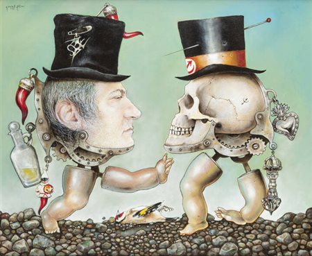 GIUSEPPE ATTINI<BR>Torino 1960<BR>"Peste a Giaveno" 2025