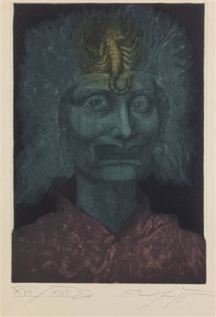 ERNST FUCHS<BR>Vienna (Austria) 1930-2015<BR>"Skorpion 230" 1975