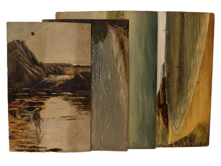 Scuola francese XX sec. - Marine