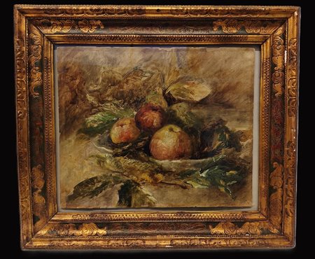 Pittore del XX secolo - Natura morta con frutti