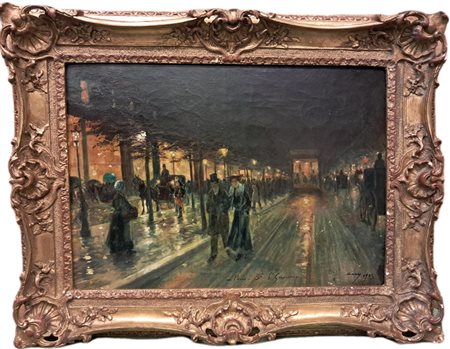 Willy Pogany (1882-1955) - Boulevard Saint-Germain Paris 1903