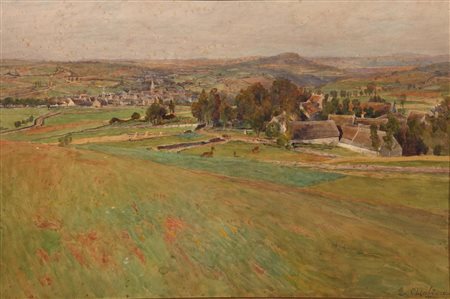 Luigi Chialiva (1842-1914) - Paesaggio fancese