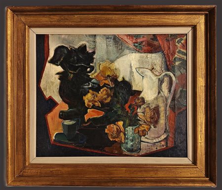 Valeri Kapterev (1901-1981) - natura morta con brocca