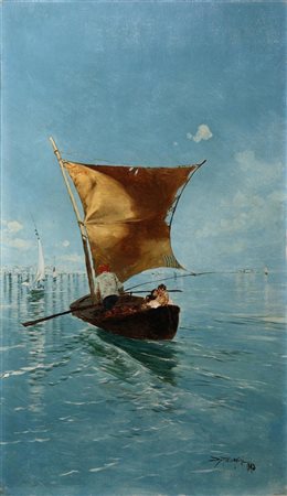 Riccardo Pellegrini (1863-1934) - Prendendo il largo