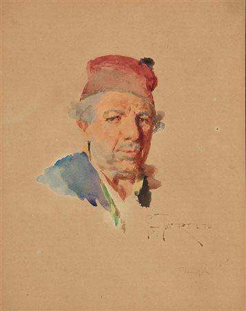 Giacomo Favretto (1849-1887) - Vecchio pescatore