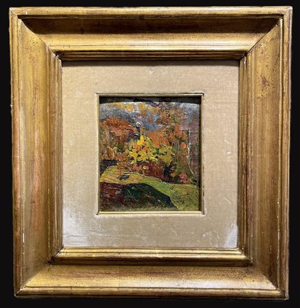 Carlo Fornara (1871-1968) - Paesaggio 1897 (Studio)