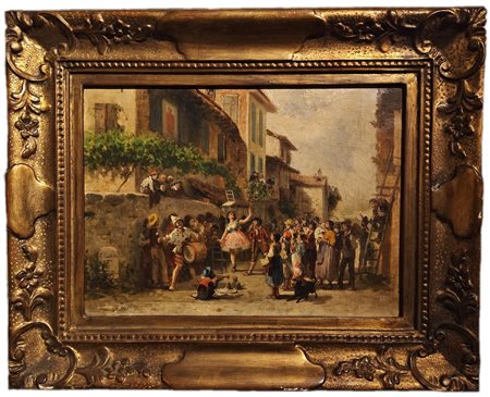 Guglielmo Castoldi (1892-1882) - Saltimbanchi