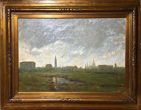 Vespasiano Bignami (1841-1929) - Nei dintorni di Milano