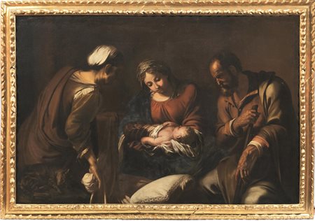 Giovan Francesco Guerrieri (Fossombrone 1589 - Pesaro 1657) MADONNA CON...