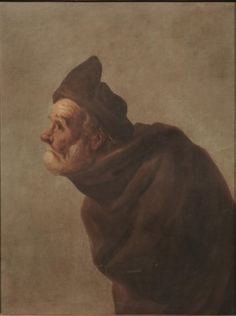 Antonio Cifrondi (Clusone 1656 &ndash; Brescia 1730) VECCHIO CON TABARRO olio...
