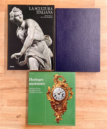 SCULTURA, ARGENTI E OROLOGI ANTICHI ITALIANI - Lotto unico di 3 cataloghi