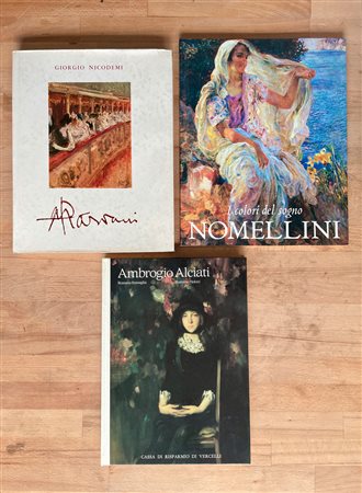 POMPEO MARIANI, PLINIO NOMELLINI E AMBROGIO ALCIATI - Lotto unico di 3 cataloghi