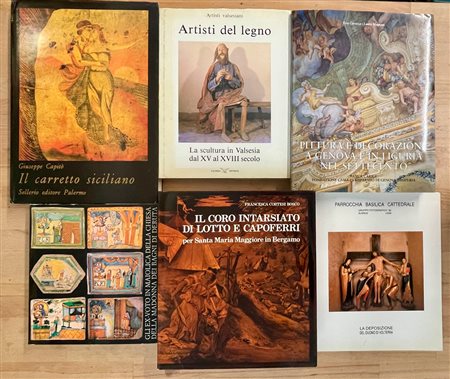 STORIA DELL'ARTE E LUOGHI D'ARTE IN ITALIA - Lotto unico di 6 cataloghi