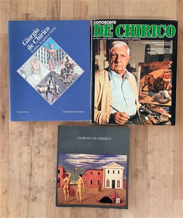 GIORGIO DE CHIRICO - Lotto unico di 3 cataloghi