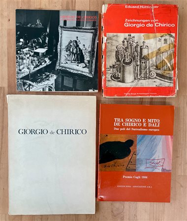 GIORGIO DE CHIRICO - Lotto unico di 4 cataloghi