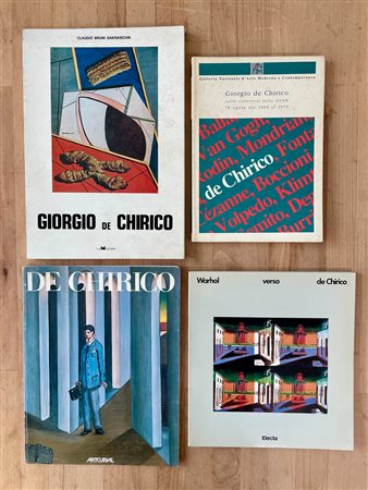 GIORGIO DE CHIRICO - Lotto unico di 4 cataloghi
