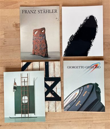 GALLERIA NICCOLI, PARMA - Lotto unico di 5 cataloghi editi dalla Galleria