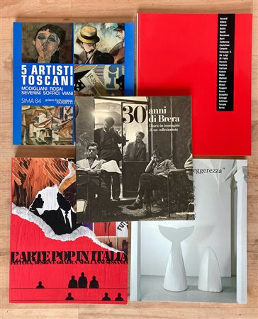 COLLETTIVE D'ARTE MODERNA E CONTEMPORANEA - Lotto unico di 5 cataloghi: