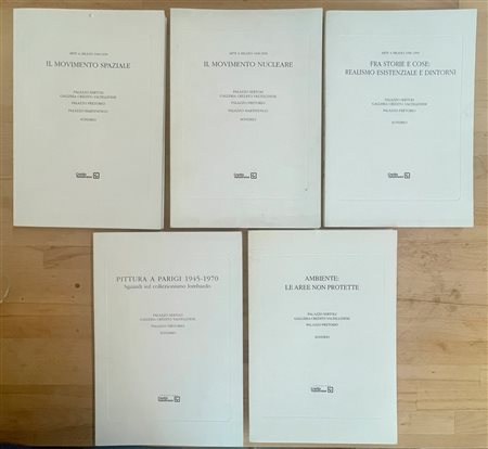 ARTE LOMBARDA - Lotto unico di 5 cataloghi