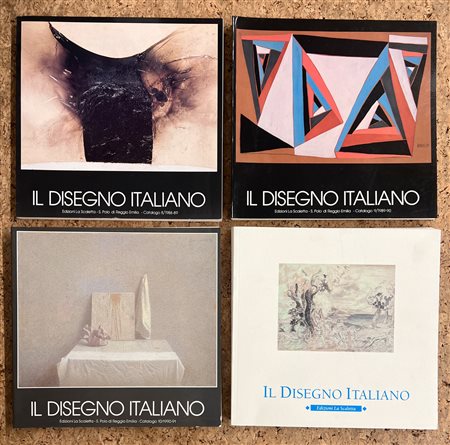 GALLERIA LA SCALETTA, REGGIO EMILIA (IL DISEGNO ITALIANO) - Lotto unico di 4 cataloghi