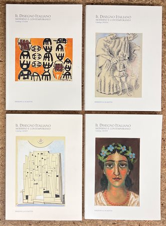GALLERIA LA SCALETTA, REGGIO EMILIA (IL DISEGNO ITALIANO) - Lotto unico di 4 cataloghi