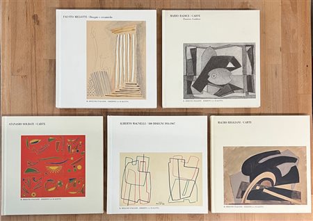 GALLERIA LA SCALETTA, REGGIO EMILIA (ASTRAZIONE ITALIANA DEL DOPOGUERRA) - Lotto unico di 5 cataloghi