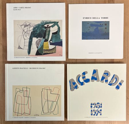 GALLERIA LA SCALETTA, REGGIO EMILIA (ASTRAZIONE ITALIANA DEL DOPOGUERRA) - Lotto unico di 4 cataloghi